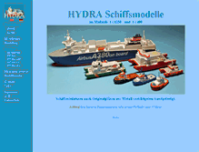 Tablet Screenshot of hydra1250.de